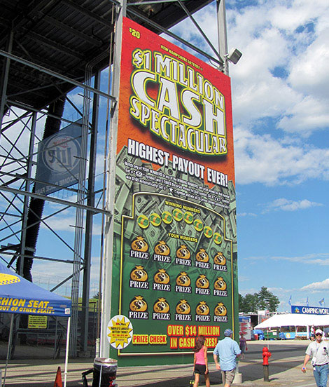 New Hampshire Motor Speedway, New Hampshire Lottery, AMI Graphics, Guinness Book of World Records, Dibond