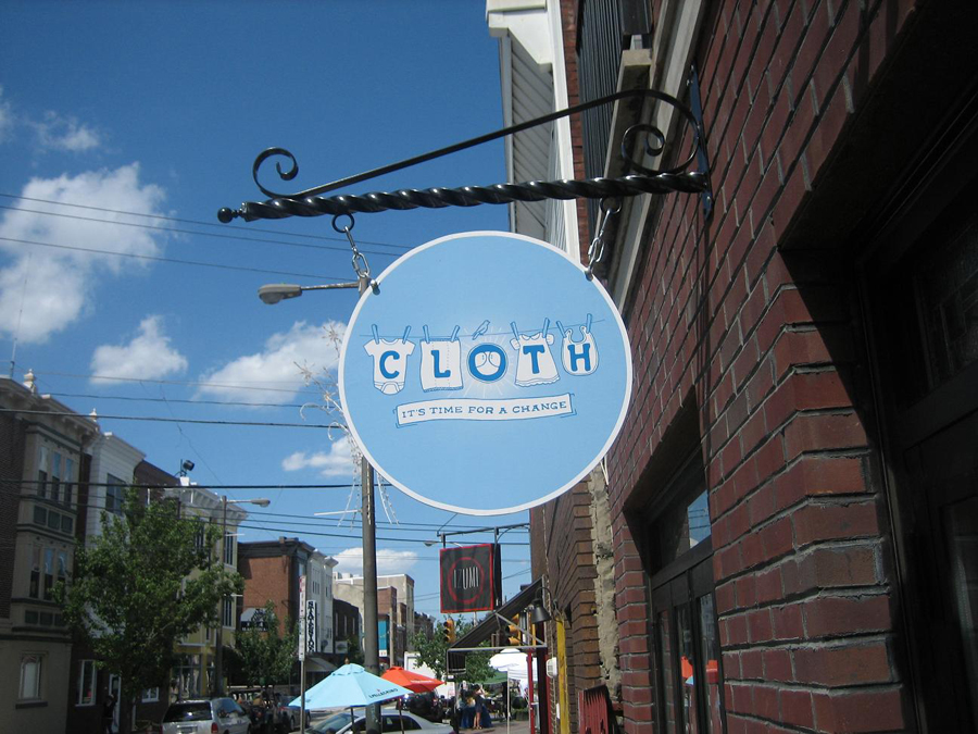 Cloth, printed, on, Dibond, Philadelphia