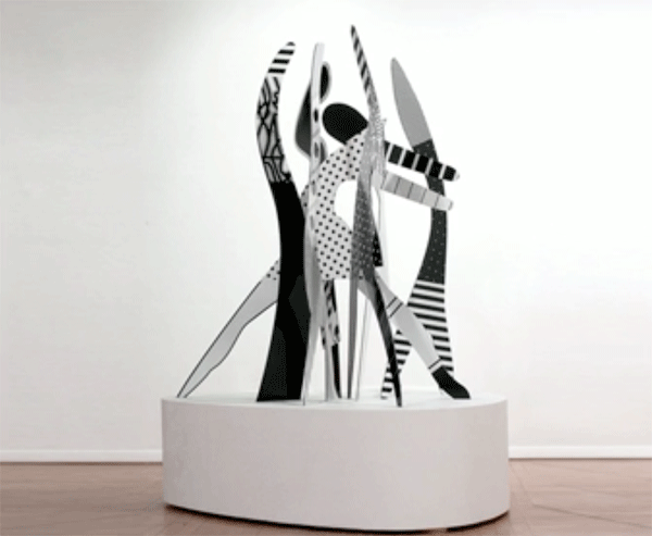 Charles, McGee, Artist, Detroit, Michigan, Dibond, Aluminum, Composite, Material, Sculpture