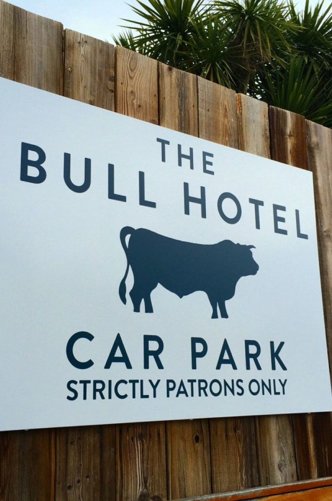 The Bull Hotel, Exterior Dibond Signage, Creative Solutions