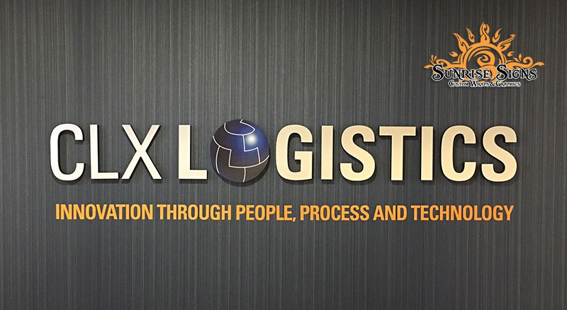 CLX Logistics, Sage Frog Marketing, Sunrise Signs, Gatorfoam Interior Signage